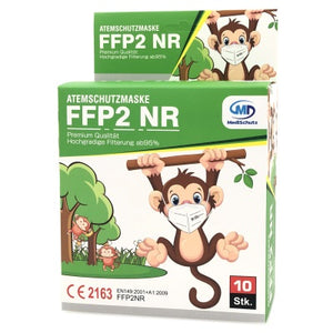 Kinder FFP2 Maske CE zertifiziert (3er/10er Pack)